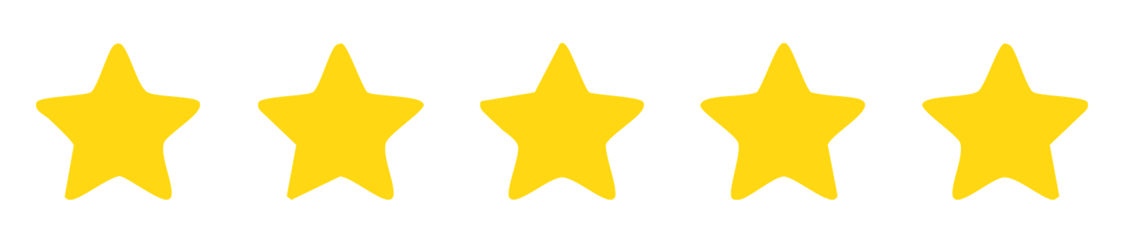 5 star reviews